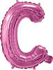 Pink "A"-"Z" Alphabet/Letters 35cm Foil Balloons Air Filled Only