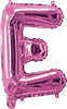 Pink "A"-"Z" Alphabet/Letters 35cm Foil Balloons Air Filled Only