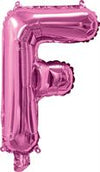 Pink "A"-"Z" Alphabet/Letters 35cm Foil Balloons Air Filled Only