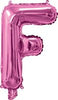 Pink "A"-"Z" Alphabet/Letters 35cm Foil Balloons Air Filled Only