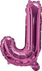 Pink "A"-"Z" Alphabet/Letters 35cm Foil Balloons Air Filled Only