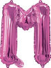 Pink "A"-"Z" Alphabet/Letters 35cm Foil Balloons Air Filled Only