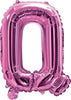 Pink "A"-"Z" Alphabet/Letters 35cm Foil Balloons Air Filled Only