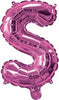 Pink "A"-"Z" Alphabet/Letters 35cm Foil Balloons Air Filled Only