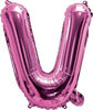 Pink "A"-"Z" Alphabet/Letters 35cm Foil Balloons Air Filled Only