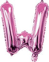 Pink "A"-"Z" Alphabet/Letters 35cm Foil Balloons Air Filled Only