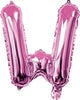 Pink "A"-"Z" Alphabet/Letters 35cm Foil Balloons Air Filled Only