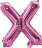 Pink "A"-"Z" Alphabet/Letters 35cm Foil Balloons Air Filled Only