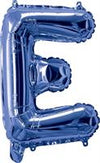 Blue "A"-"Z" Alphabet/Letters 35cm Foil Balloons Air Filled Only