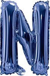 Blue "A"-"Z" Alphabet/Letters 35cm Foil Balloons Air Filled Only