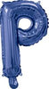 Blue "A"-"Z" Alphabet/Letters 35cm Foil Balloons Air Filled Only