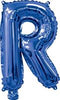 Blue "A"-"Z" Alphabet/Letters 35cm Foil Balloons Air Filled Only