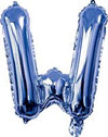 Blue "A"-"Z" Alphabet/Letters 35cm Foil Balloons Air Filled Only