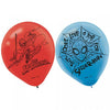 Spiderman Webbed Wonder Latex Balloon 6Pack Party Decoration
