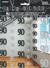 90th Birthday Black & Silver Hanging String Decorations