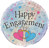 Happy Engagement 45cm (18") Foil Prismatic Balloons