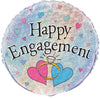 Happy Engagement 45cm (18") Foil Prismatic Balloons