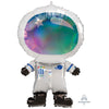 Astronaut SuperShape Iridescent Foil Balloon Anagram
