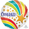 Congrats Shooting Star 45cm (18") Foil Balloon