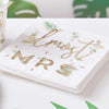 Ginger Ray Botanical Hen Party "Almost Mrs" Gold Foiled Bridal Shower Napkins