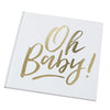Ginger Ray Gold Foil Oh Baby! Guest Book
