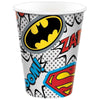 Justice League Heroes Batman Theme Paper Cups 8pk