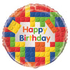 Building Blocks Lego Birthday 45cm (18") Foil Balloon