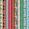 Christmas Foit Print Gift Wrapping Roll 10m x70cm