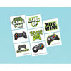 Level Up Game Tattoo 8Pack