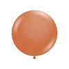 60cm Tuftex Latex Balloons - Fashion/ Matte Burnt Orange