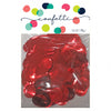 Metallic Red 2cm Foil Confetti 28g