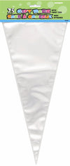 Clear Cone Cello Lolly Candy Bags 25pk