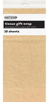 Kraft Brown Tissue Paper Sheets 10Pk