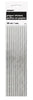 Silver Paper Straws 10pcs