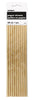 GOLD FOIL 10 PAPER STRAWS