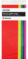 Standard Assorted Tissue Paper Sheets 10Pk