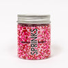 LOVE ME BLENDER Valentine's Day Nonpareils Edible Food Sprinkles  - BY SPRINKS 65g