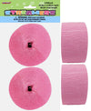 Crepe Streamers 2pk- Light Pink