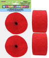 Crepe Streamers 2pk- Red