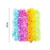 6pk Rainbow Hawaiian Luau Flower Lei Party Wreath