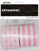 Stripes And Dots Crepe Streamers 2Pk - Light Pink