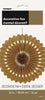 Gold Hanging Fan Decoration 40cm (16") Each