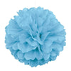 Blue Hanging Decorative Puff Ball Decor 40cm (16")
