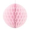 Pastel Pink Honeycomb Ball Decoration 20cm  (8")