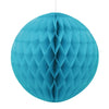 Teal Honeycomb Ball Decoration 20cm  (8")