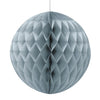 Silver Honeycomb Ball Decoration 20cm  (8")