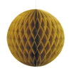 Gold Honeycomb Ball Decoration 20cm  (8")