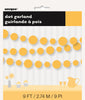 Dots Paper Garland - Yellow