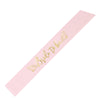 Bride To Be Pink Sash Bridal Shower Decorations