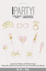 Bride To Be Foil Stamped 10PK Selfie Photo Props Bridal Shower Decorations